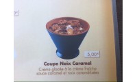 Coupe noix caramel